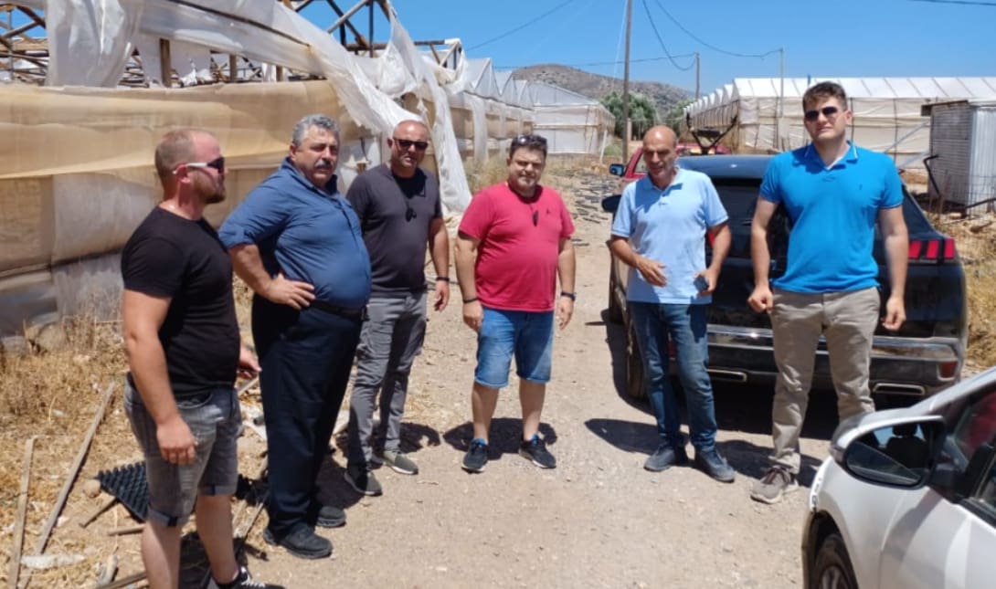 Πραγματοποίησε αυτοψία ο Νίκος Καλογερής στην Παλαιόχωρα