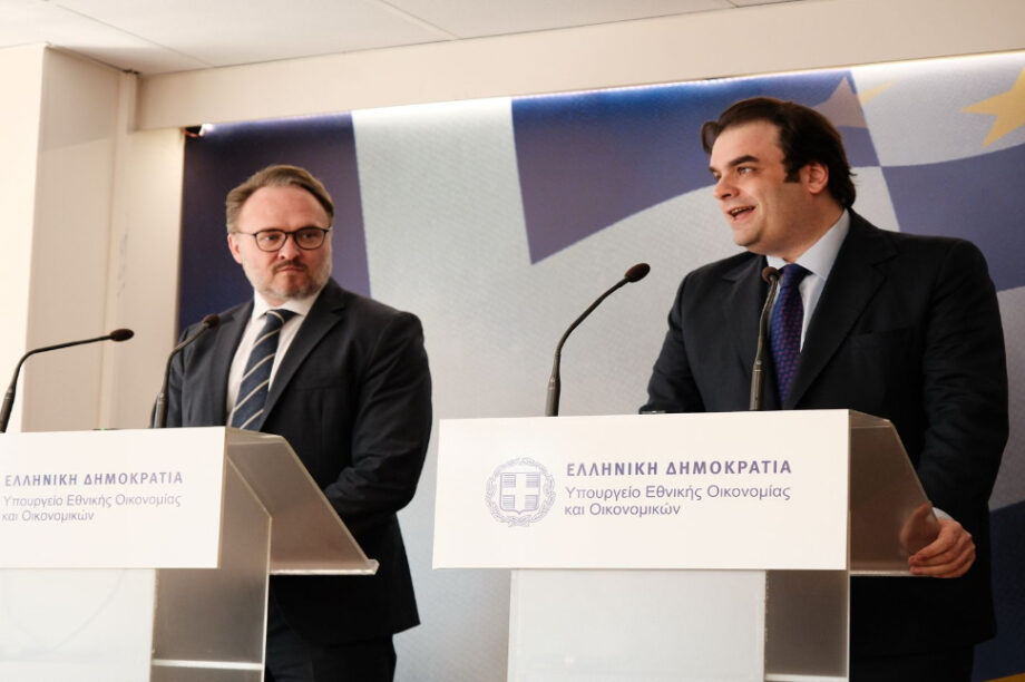 Ο Υπουργός Εθνικής Οικονομίας και Οικονομικών Κυριάκος Πιερρακάκης συναντήθηκε σήμερα με τον Επίτροπο Ενέργειας και Στέγασης της ΕΕ Νταν Γιόργκενσεν