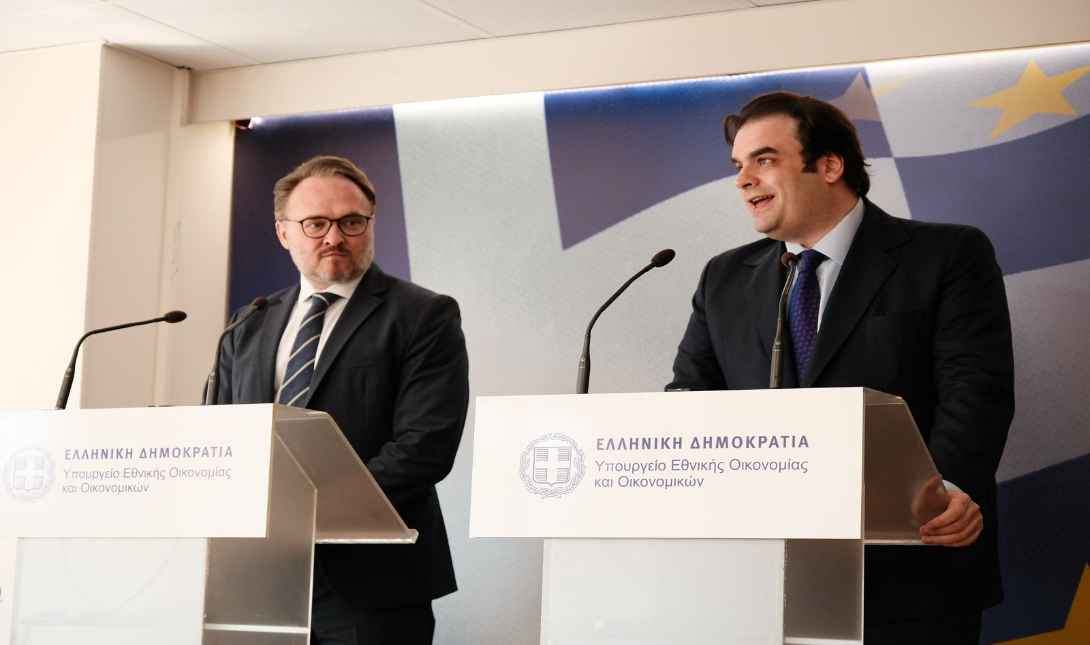 Ο Υπουργός Εθνικής Οικονομίας και Οικονομικών Κυριάκος Πιερρακάκης συναντήθηκε σήμερα με τον Επίτροπο Ενέργειας και Στέγασης της ΕΕ Νταν Γιόργκενσεν