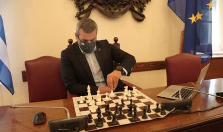 Δήλωση Χάρη Μαμουλάκη για την κατάκτηση του Σκακιστικού Πρωταθλήματος Ελλάδας από τον Σκακιστικό Όμιλο Ηρακλείου