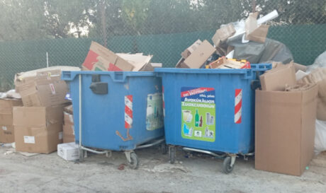 μεσαμπελιές σκουπίδια