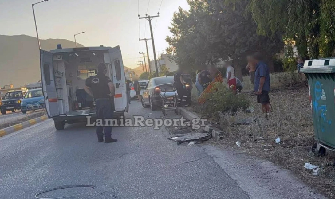 Λαμία: Τροχαίο με μητέρα και το ανήλικο παιδί της