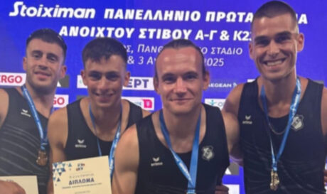 Ερασιτέχνης ΟΦΗ: Χρυσό με Παγκρήτιο ρεκόρ η ομάδα 4Χ400 ανδρών