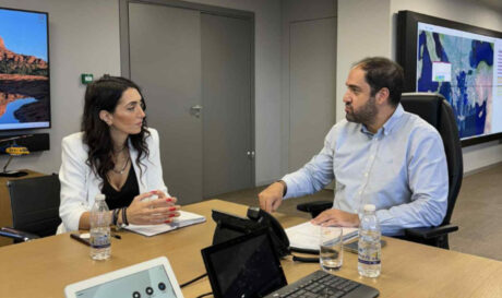 Συνάντηση της Κατερίνας Σπυριδάκη με τον Υπουργό, Γιάννη Κεφαλογιάννη