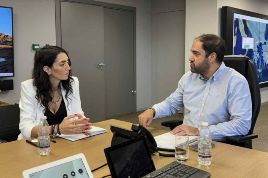 Συνάντηση της Κατερίνας Σπυριδάκη με τον Υπουργό, Γιάννη Κεφαλογιάννη