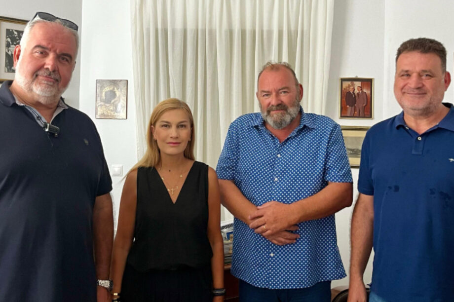 Συναντήθηκε η Υφυπουργός, Σέβη Βολουδάκη με την Ομοσπονδία Επαγγελματιών, Βιοτεχνών και Εμπόρων Χανίων