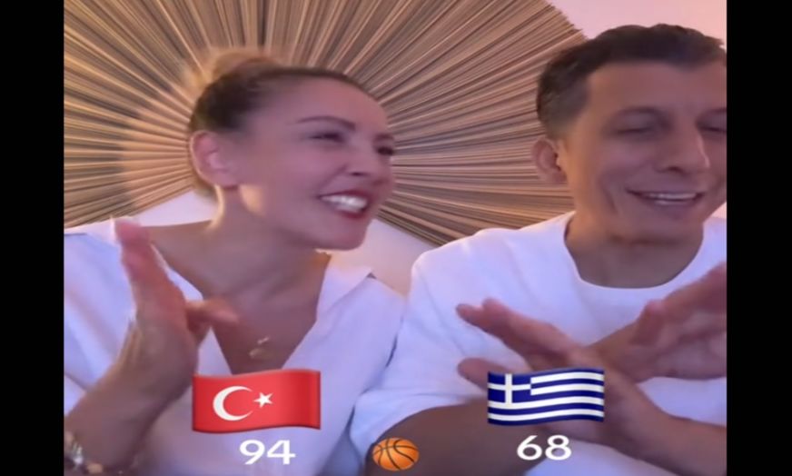 Eurobasket 2025: Ελληνοτουρκικό ζευγάρι βλέπει τον ημιτελικό και το καταγράφει στο TikTok – Βίντεο