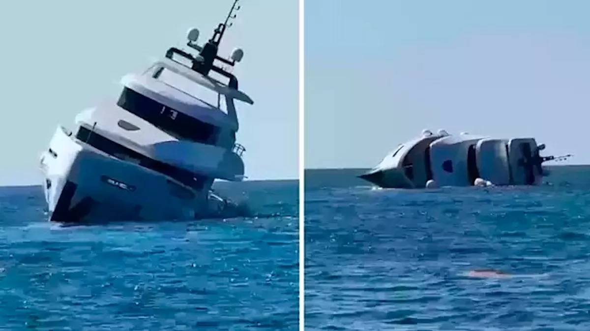 Τουρκία: Υπερπολυτελές γιοτ βυθίστηκε μετά την καθέλκυσή του
