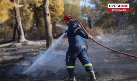 Φωτιά πυροσβέστης πυροσβεστική Ρέθυμνο