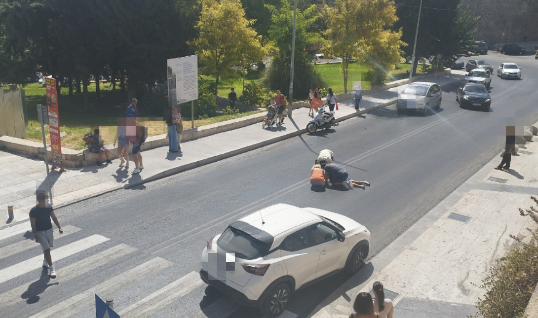 Παράσυρση Ικάρου τροχαίο
