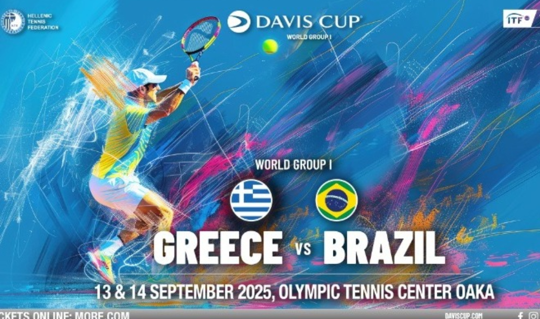 Davis Cup: Οι συνθέσεις για τη μάχη Ελλάδα-Βραζιλία στο ΟΑΚΑ