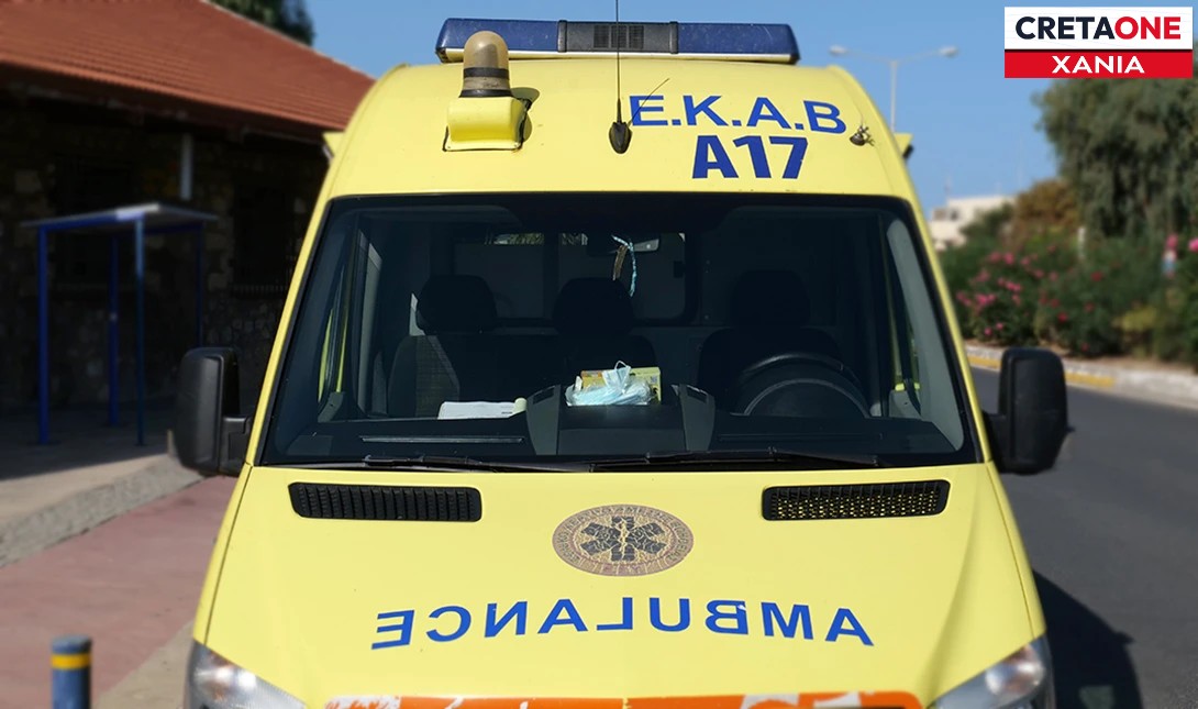 Τροχαίο στον Σταλό Χανίων – Τραυματίστηκε σοβαρά ένας άνδρας
