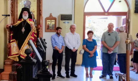 Στον εορτασμό της Ύψωσης του Τιμίου Σταυρού στον Εσταυρωμένο ο Αλέξης Καλοκαιρινός