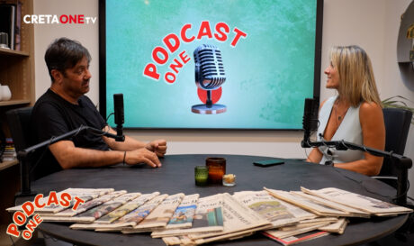 Γιώργος Θεοφάνους Podcast ONE CretaoneTV Άρτεμις Σπεντζοπούλου