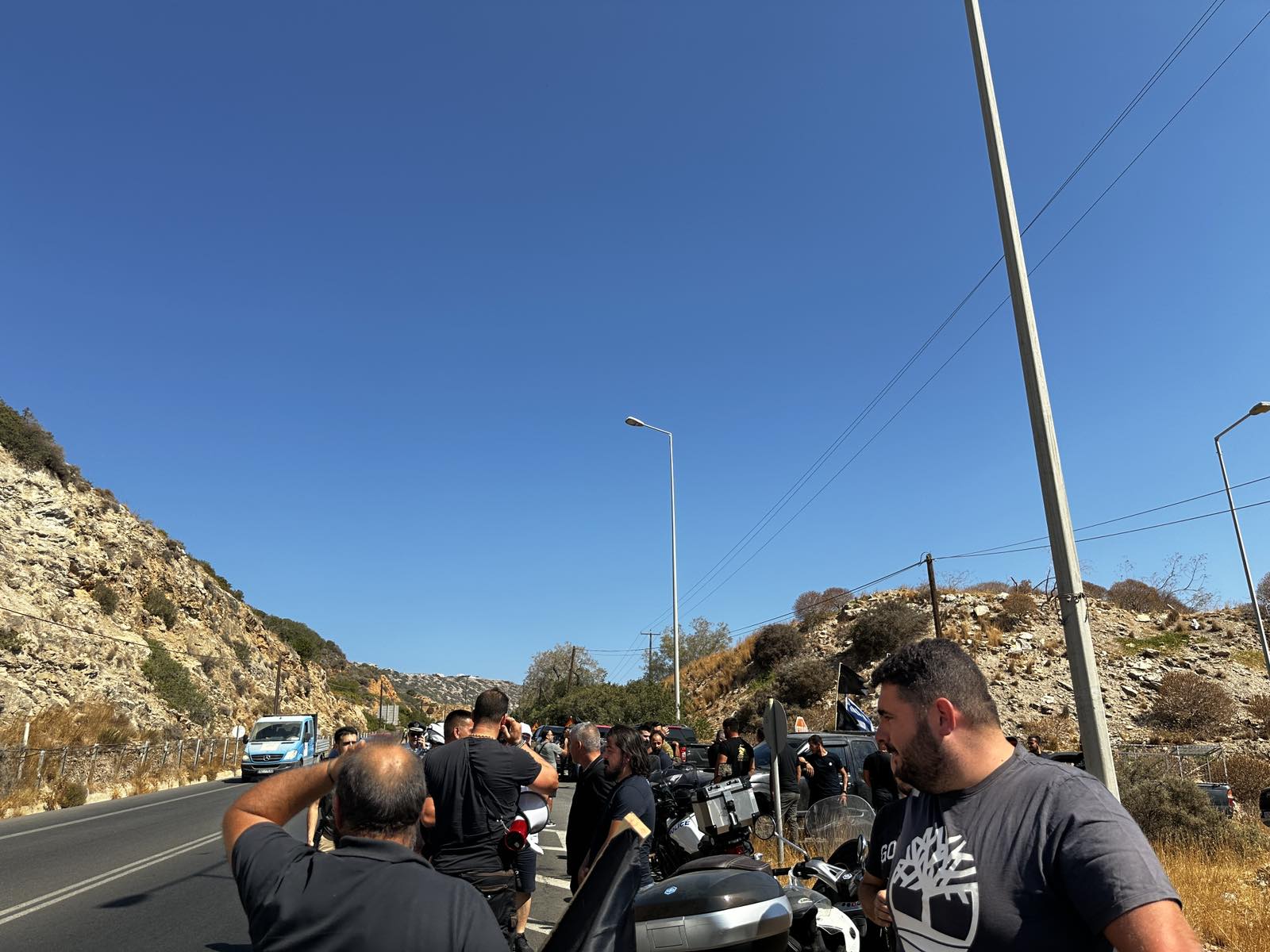 μπλόκο αγρότες Παντάνασσα