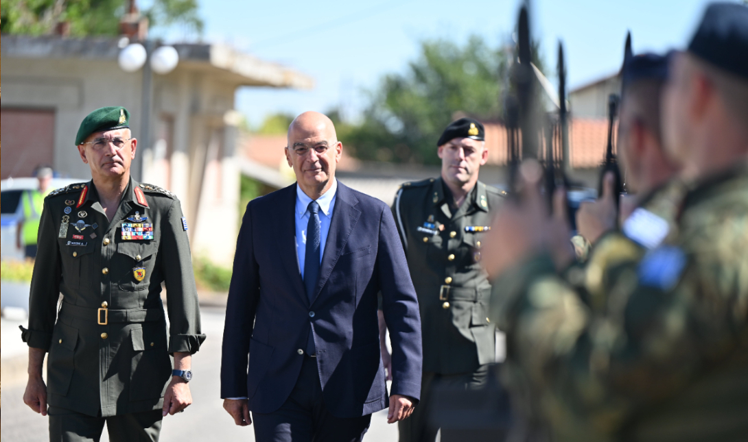 Παρουσία ΥΕΘΑ Νίκου Δένδια στα αποκαλυπτήρια Μνημείου Πεσόντων στη Μάχη του Ρίμινι