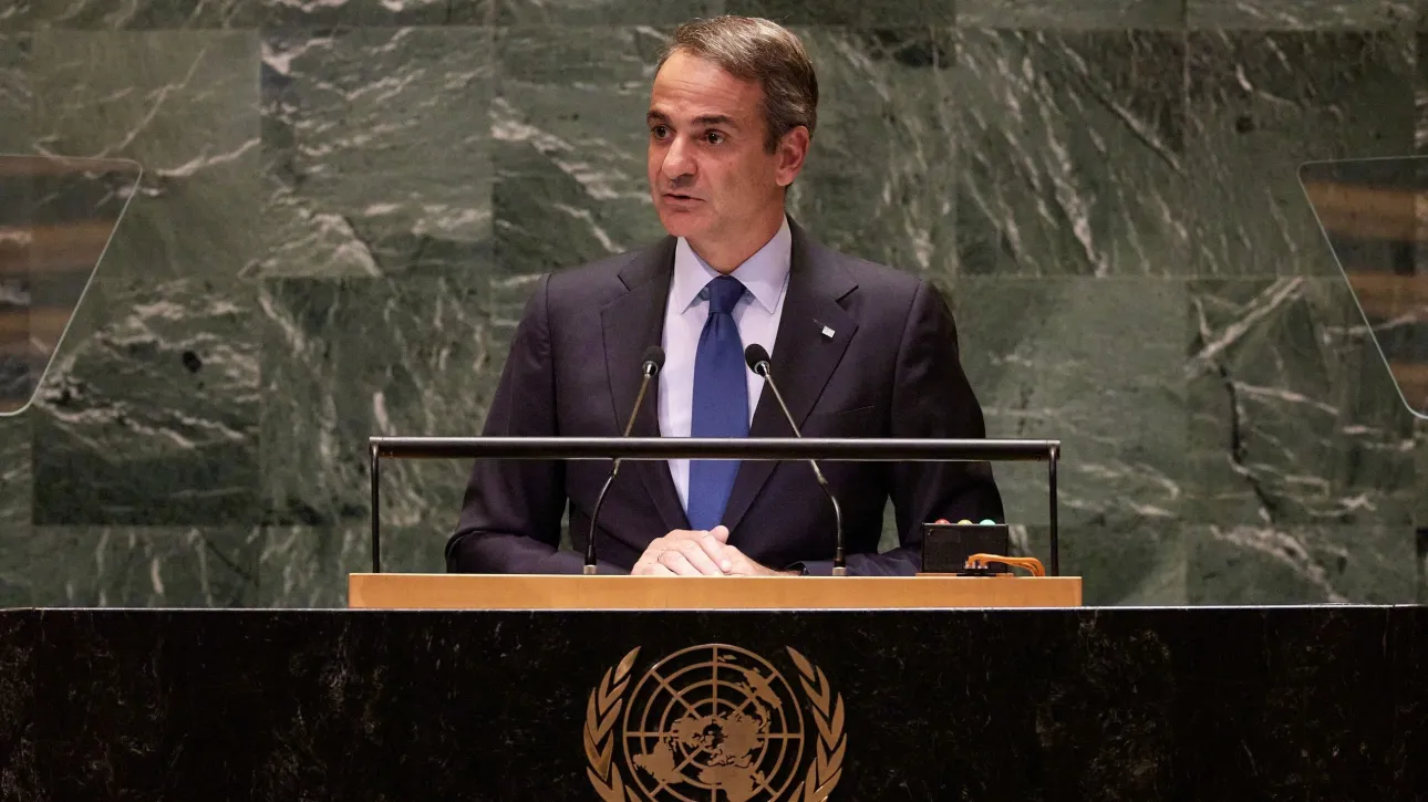 Δείτε live την ομιλία Μητσοτάκη στη Γενική Συνέλευση του ΟΗΕ