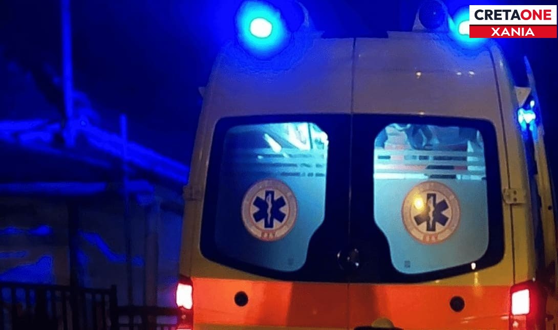 Χανιά: Τροχαίο ατύχημα στον δρόμο Καλυδωνίας – Ραβδούχα