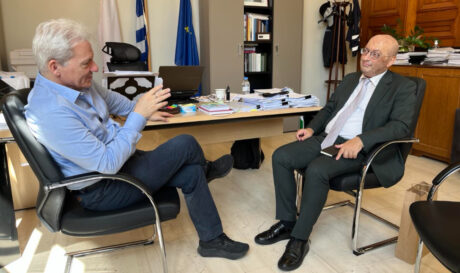 Ο Αλέξης Καλοκαιρινός συναντήθηκε με τον Πρέσβη της Αρμενίας στην Ελλάδα Τιγκράν Μκρτσιάν