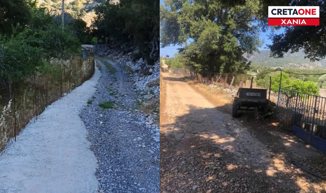 Κρήτη: Αποκατάσταση ζημιών στο αγροτικό οδικό δίκτυο του Δήμου Σφακίων (φωτογραφίες)