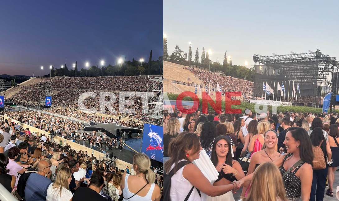Το Cretaone μεταφέρει τον παλμό από τη συναυλία της Άννας Βίσση στο Καλλιμάρμαρο – Δείτε βίντεο και φωτογραφίες