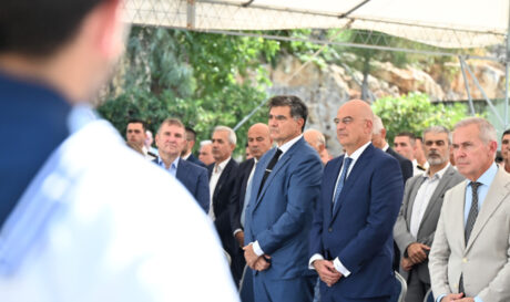 Παρουσία ΥΕΘΑ Νίκου Δένδια στην τελετή εγκαινίων του Θεραπευτηρίου της Σχολής Ναυτικών Δοκίμων