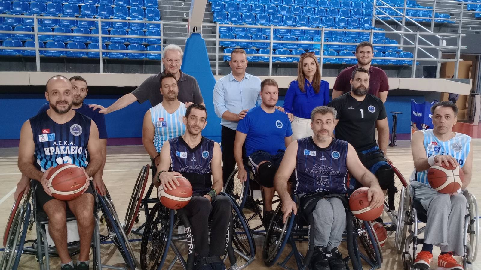 Στο πλευρό του Αθλητικού Σωματείου Κινητικά Αναπήρων «Ηράκλειο» ο Δήμος Ηρακλείου (Φωτογραφίες)