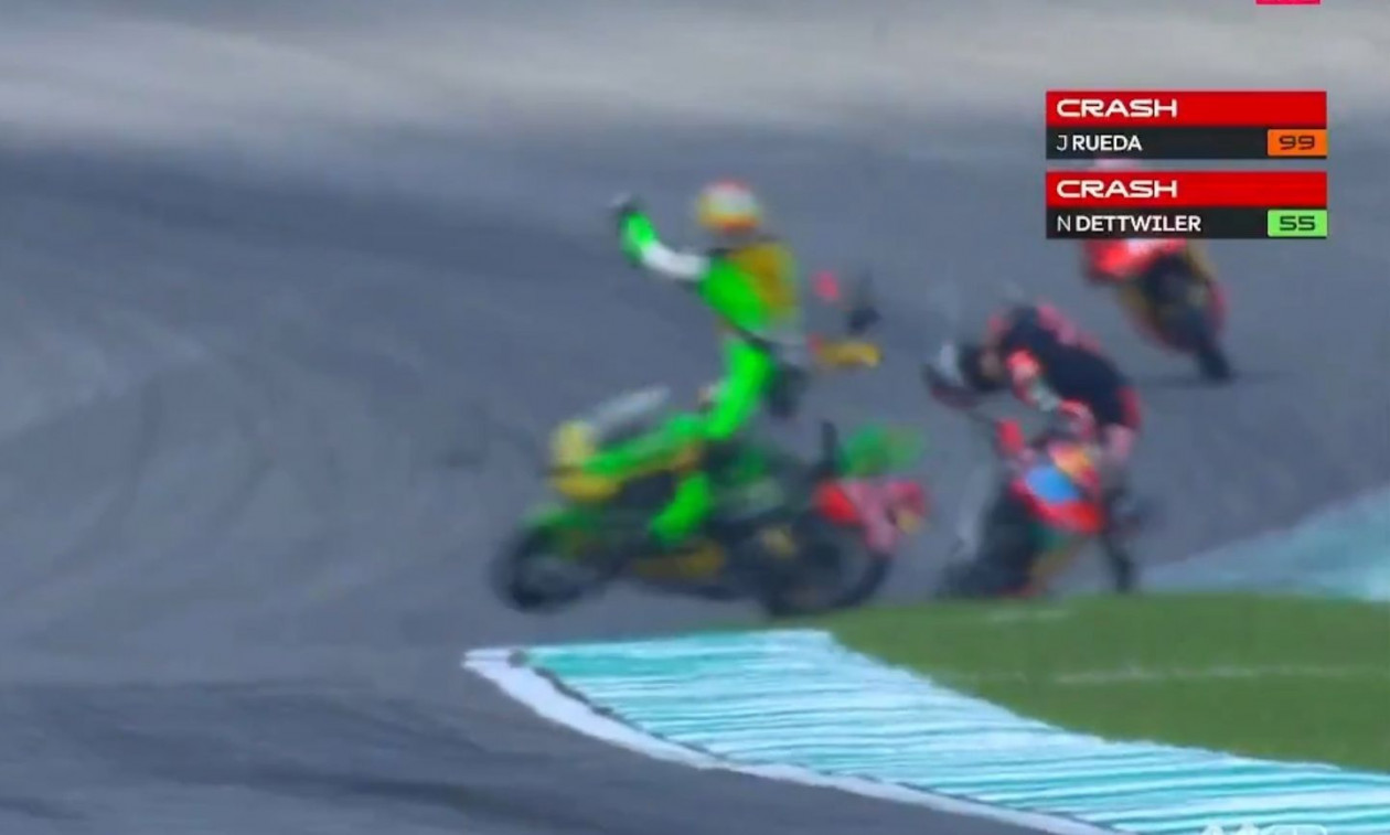 MotoGP: Σοκαριστικό ατύχημα στον γύρο σχηματισμού – Στο νοσοκομείο δύο αναβάτες (βίντεο)