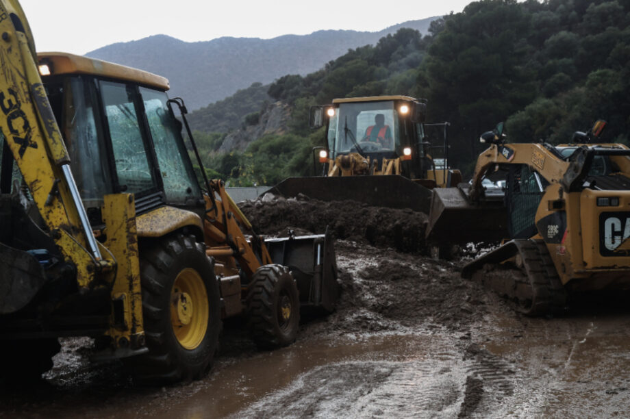 Κακοκαιρία ζημιές Κρήτη δρόμοι