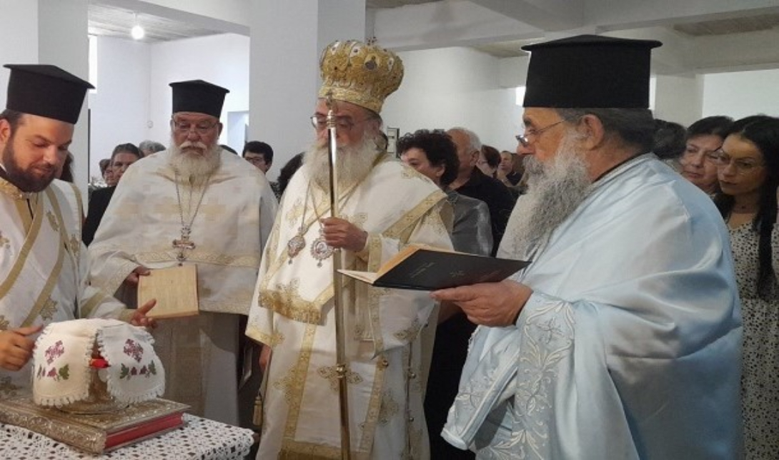 Καπαριανά Μοιρών: Εγκαίνια του Παρεκκλησίου των Αγίων Αποστόλων Πέτρου και Παύλο