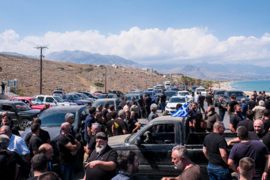 Διαμαρτυρία αγρότες ΒΟΑΚ