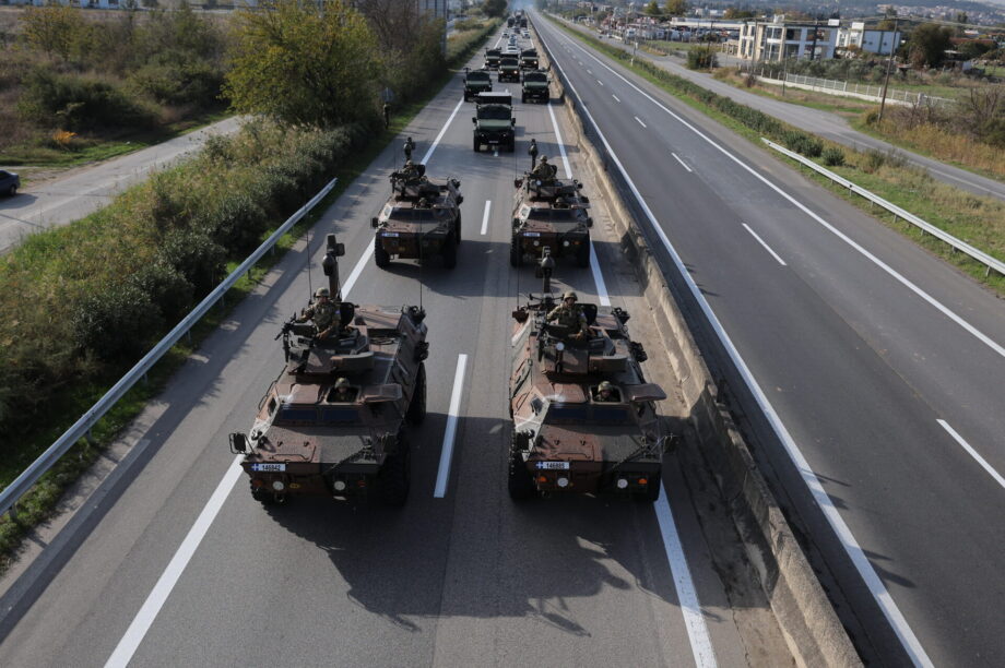 Πρόβα παρέλαση στρατιωτική