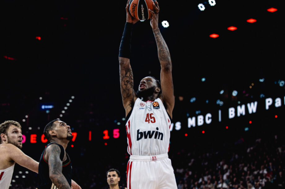 Euroleague: Επιβλητικό πέρασμα του Ολυμπιακού από το Μόναχο, 96-71 την Μπάγερν