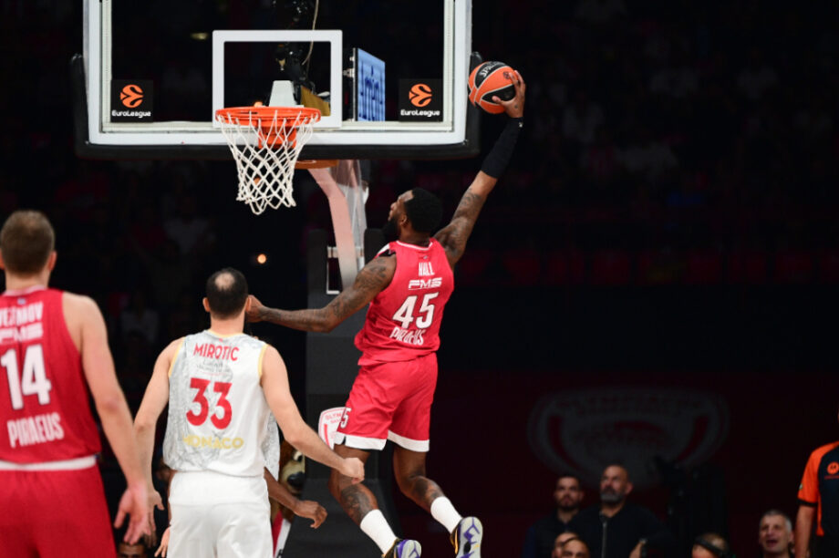 Euroleague: Εντός έδρας ήττα 92-87 για τον Ολυμπιακό από την Μονακο