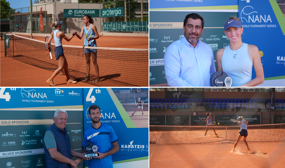Nana ITF World Tennis Tournament: Με απόλυτη επιτυχία στέφθηκαν οι πρώτοι τελικοί Γυναικών & Ανδρών