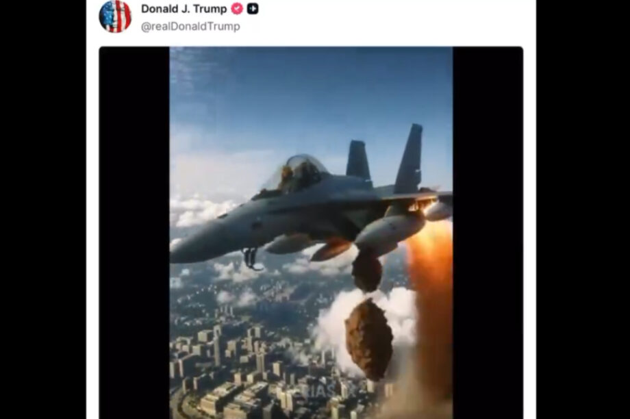 Προκλητικό βίντεο ΑΙ του Τραμπ ως απάντηση στο «No Kings»