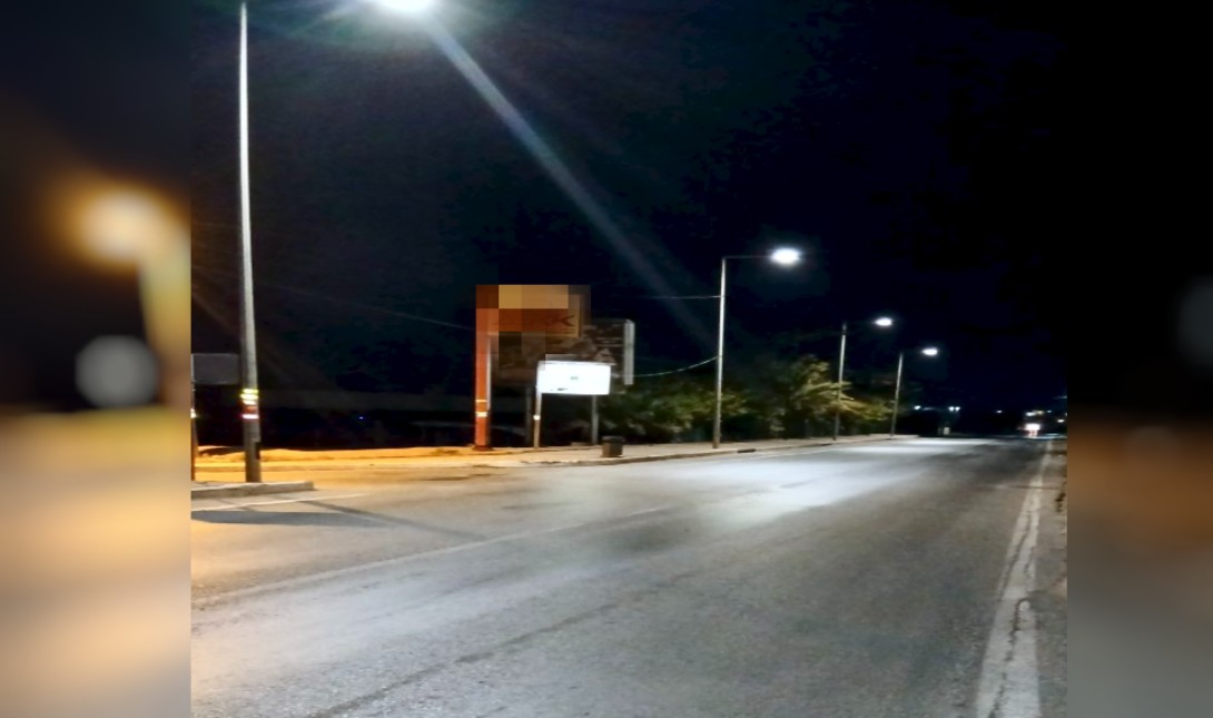Αναβάθμιση Ηλεκτροφωτισμού στην Παλιά Εθνική Οδό μπροστά από την πρώην Αμερικανική Βάση Γουρνών