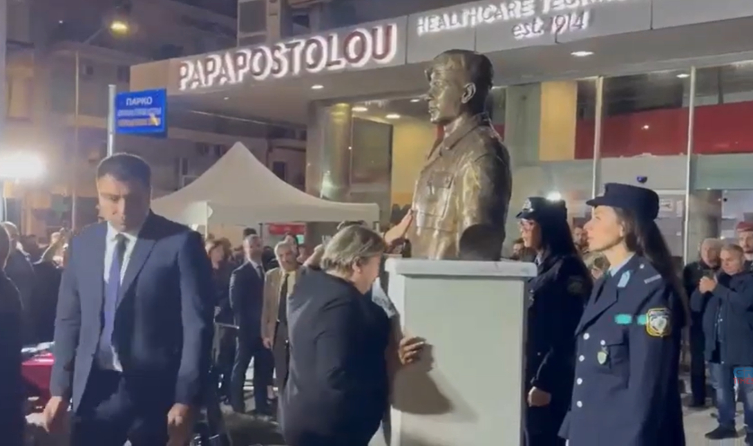 Συγκίνηση στα αποκαλυπτήρια της προτομής του Γιώργου Λυγγερίδη (βίντεο)