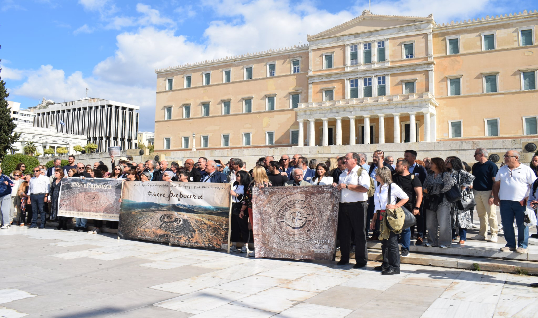 Δυναμική παρουσία της Κρήτης και του Δήμου Μινώα Πεδιάδας στην Αθήνα για τη «σωτηρία» της Παπούρας (Φωτογραφίες)