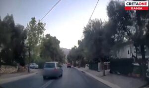 Χανιά: Οδηγός κίνδυνος – θάνατος κάνει επικίνδυνη προσπέραση (βίντεο)