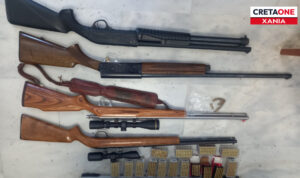 Σφακιά: 41χρονος έκρυβε «οπλοστάσιο» στο σπίτι του – Νέα σύλληψη για παράνομη οπλοκατοχή