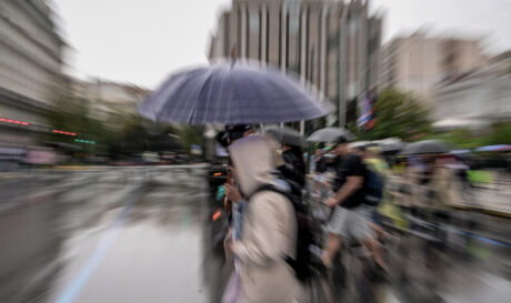 Ομπρέλα βροχή βροχές καιρός