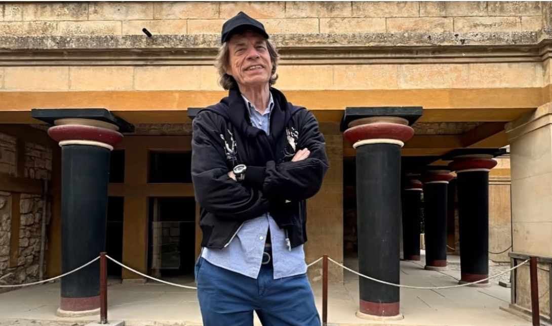 Μικ Τζάγκερ: Στην Κνωσό ο θρυλικός frontman των Rolling Stones