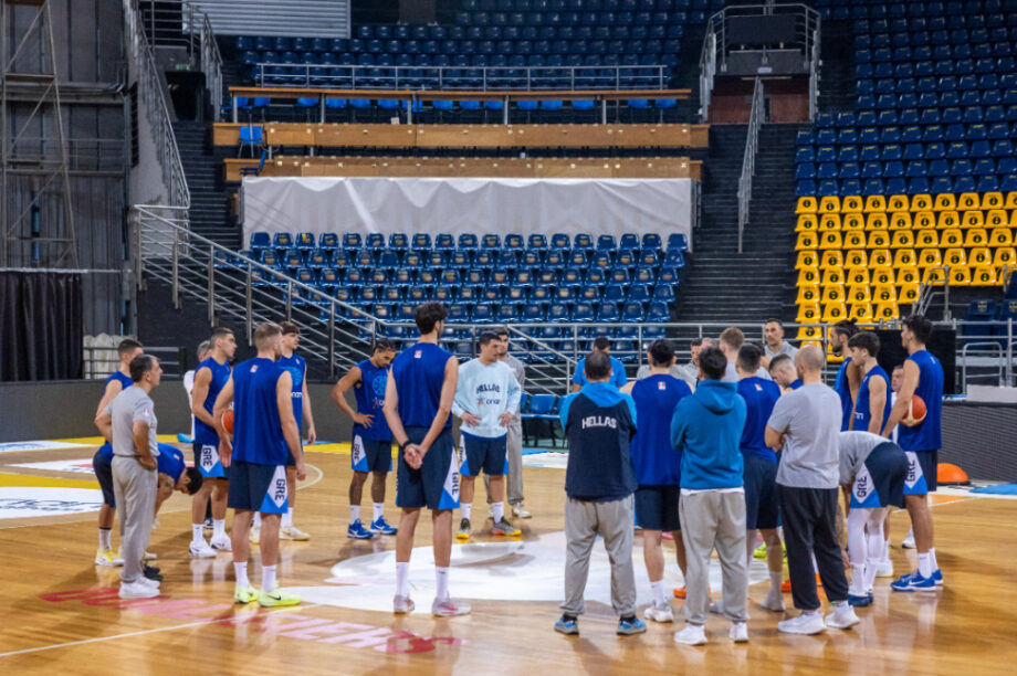 Εθνική Μπάσκετ Προπόνηση