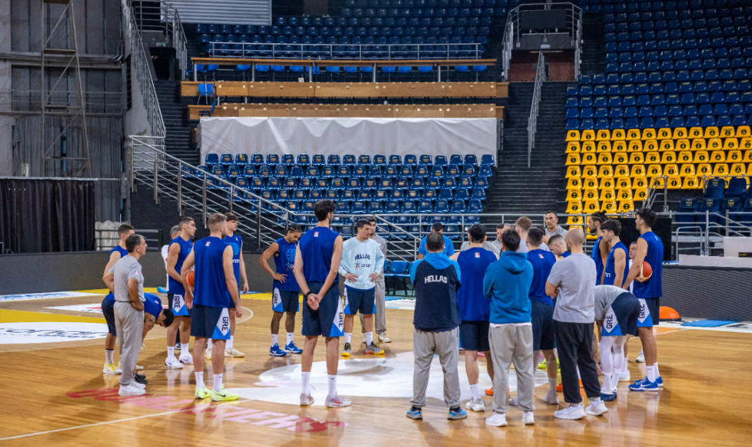 Εθνική Μπάσκετ Προπόνηση