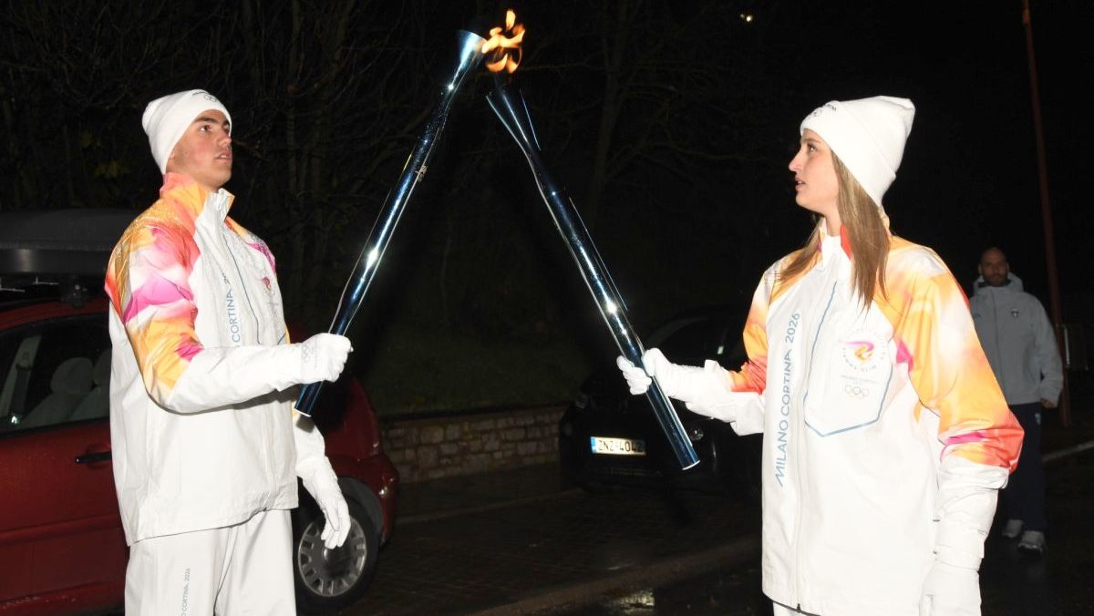 Η Ολυμπιακή Φλόγα διέσχισε την Ευρυτανία στο ταξίδι της προς την Ιταλία