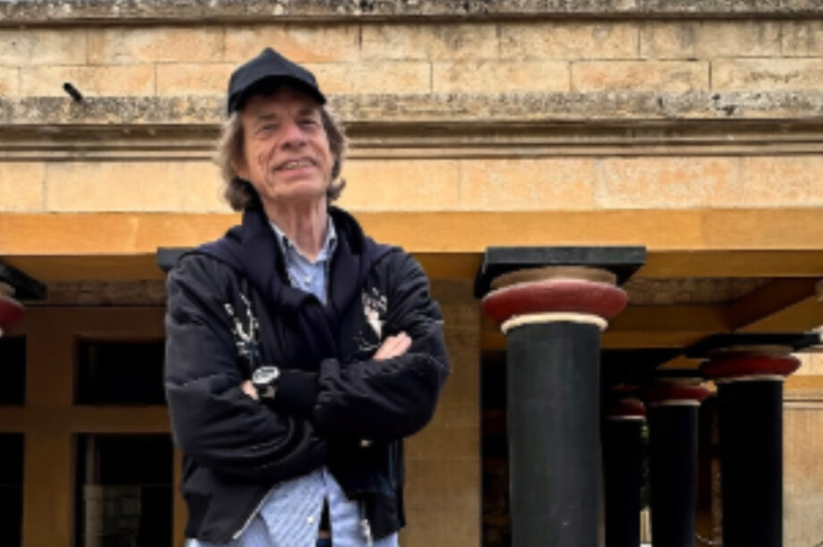 Ο Μικ Τζάγκερ στην Κνωσσό