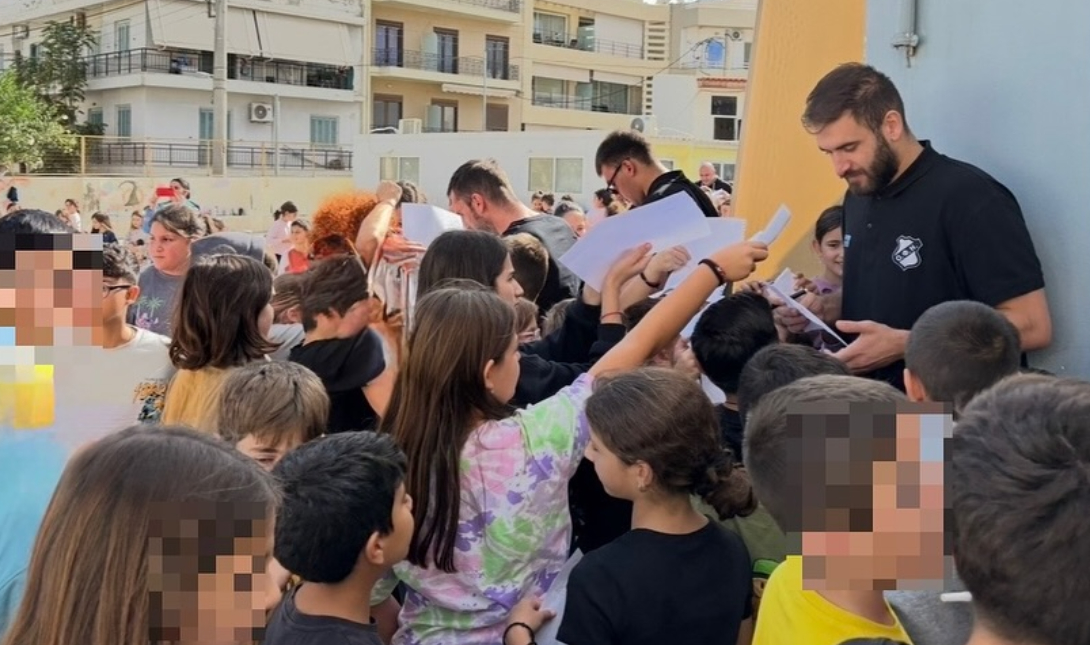 ΟΦΗ BC: Επίσκεψη σε δημοτικά σχολεία της πόλης (φωτογραφίες)