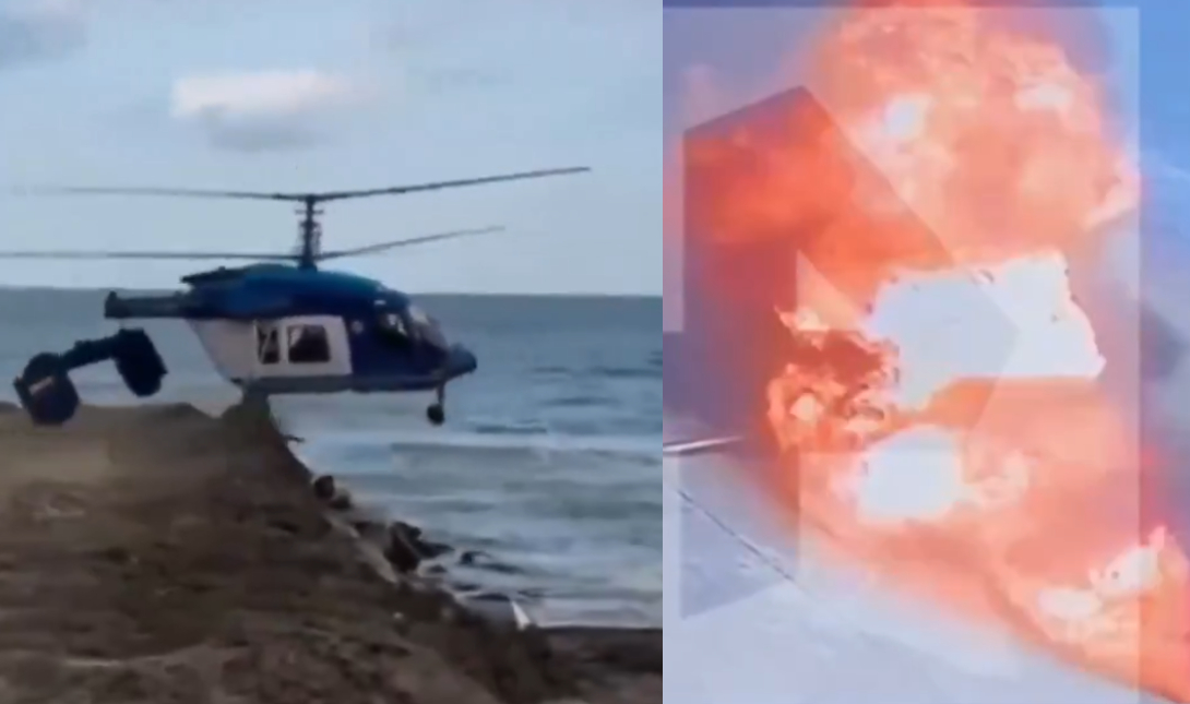 Βίντεο από τη στιγμή της συντριβής ελικοπτέρου – Νεκρά τέσσερα στελέχη της ρωσικής εταιρείας