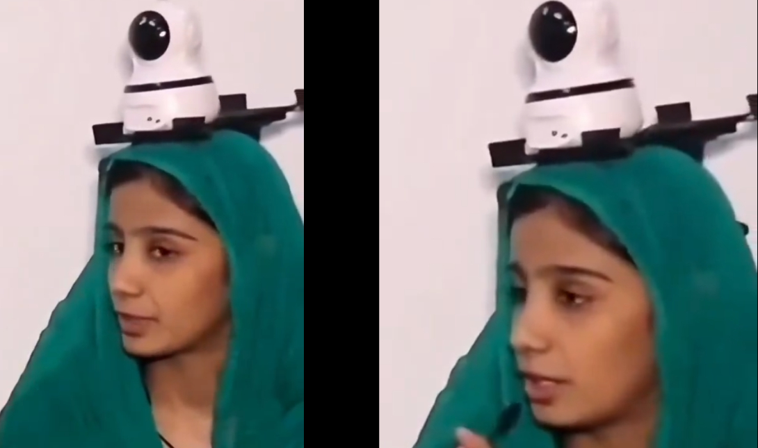 Έβαλε κάμερα στο κεφάλι της κόρης του για να τη παρακολουθεί: «Δεν έχω κανένα πρόβλημα, ανησυχεί για την ασφάλειά μου» (βίντεο)